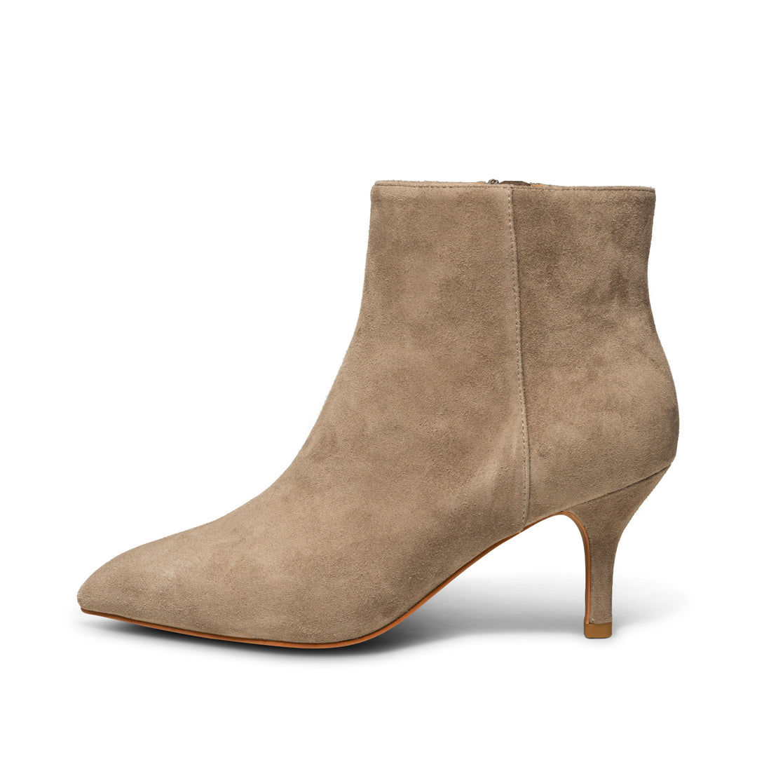 Taupe booties no heel deals