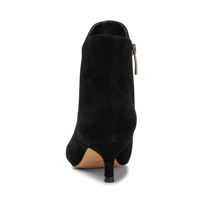 SHOE THE BEAR WOMENS Saga boot suede Heels 110 BLACK