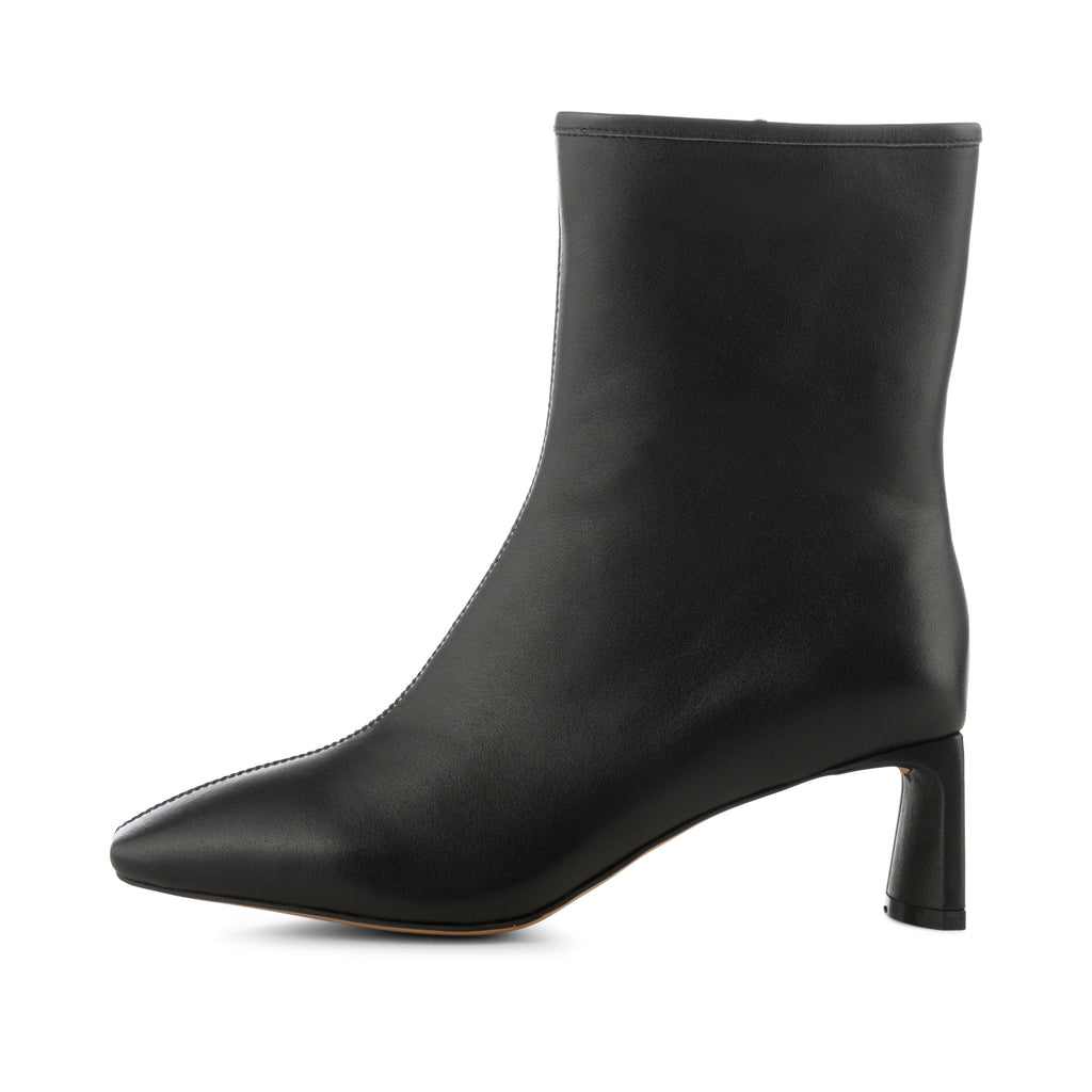 Arlo Zip Front Chunky Ankle Boots